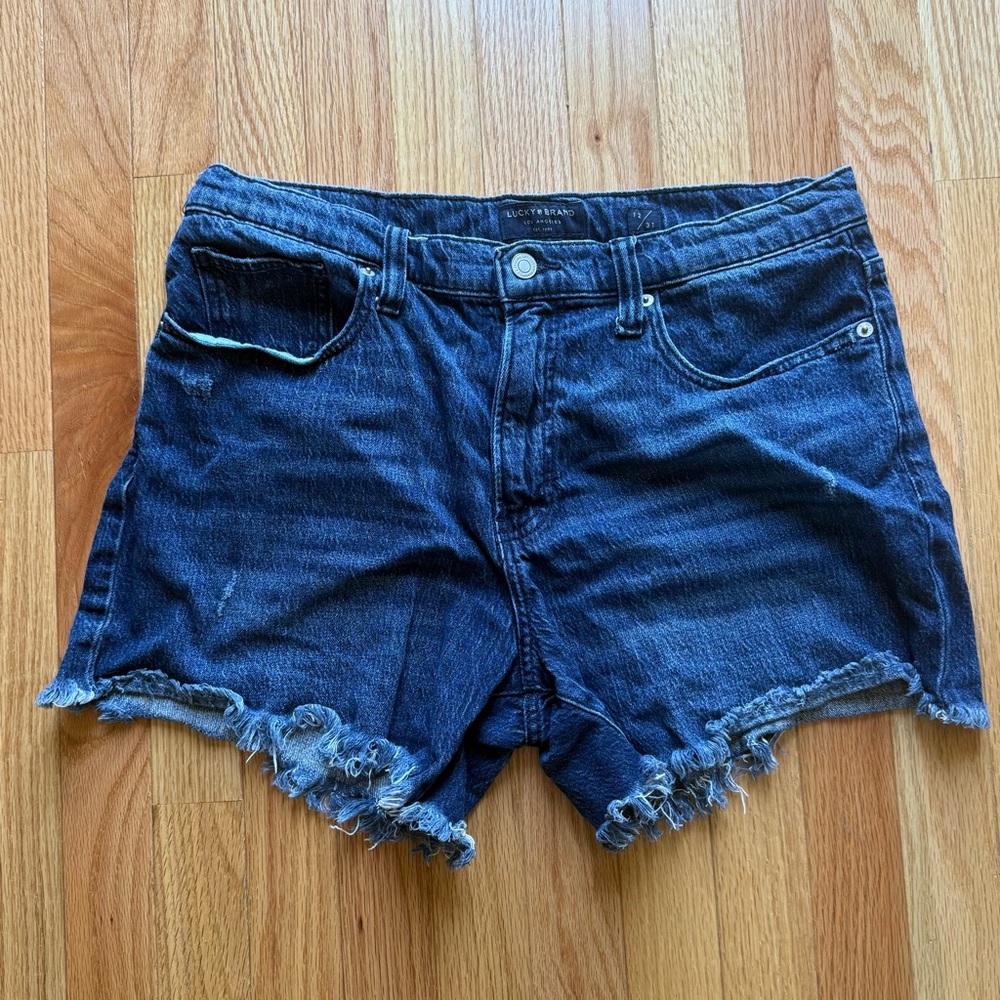 Lucky brand Dark Blue Denim Cutoff Shorts